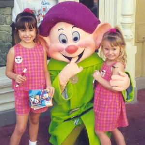The girls & dopey in 1999