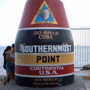 Southernmost point.
