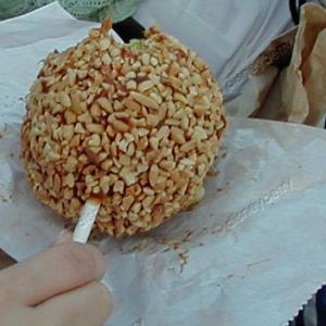 Candied Apple with Nuts