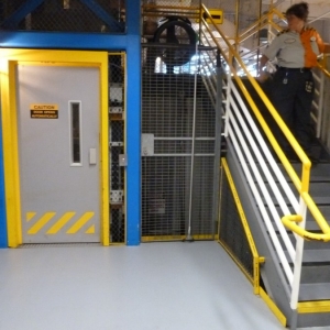 Test Track elevator