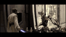 General Grievous Star Wars GIF - GeneralGrievous StarWars Lightsaber GIFs